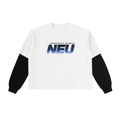 NEU Gwenneth Global Layered Contrast Sleeve Tee
