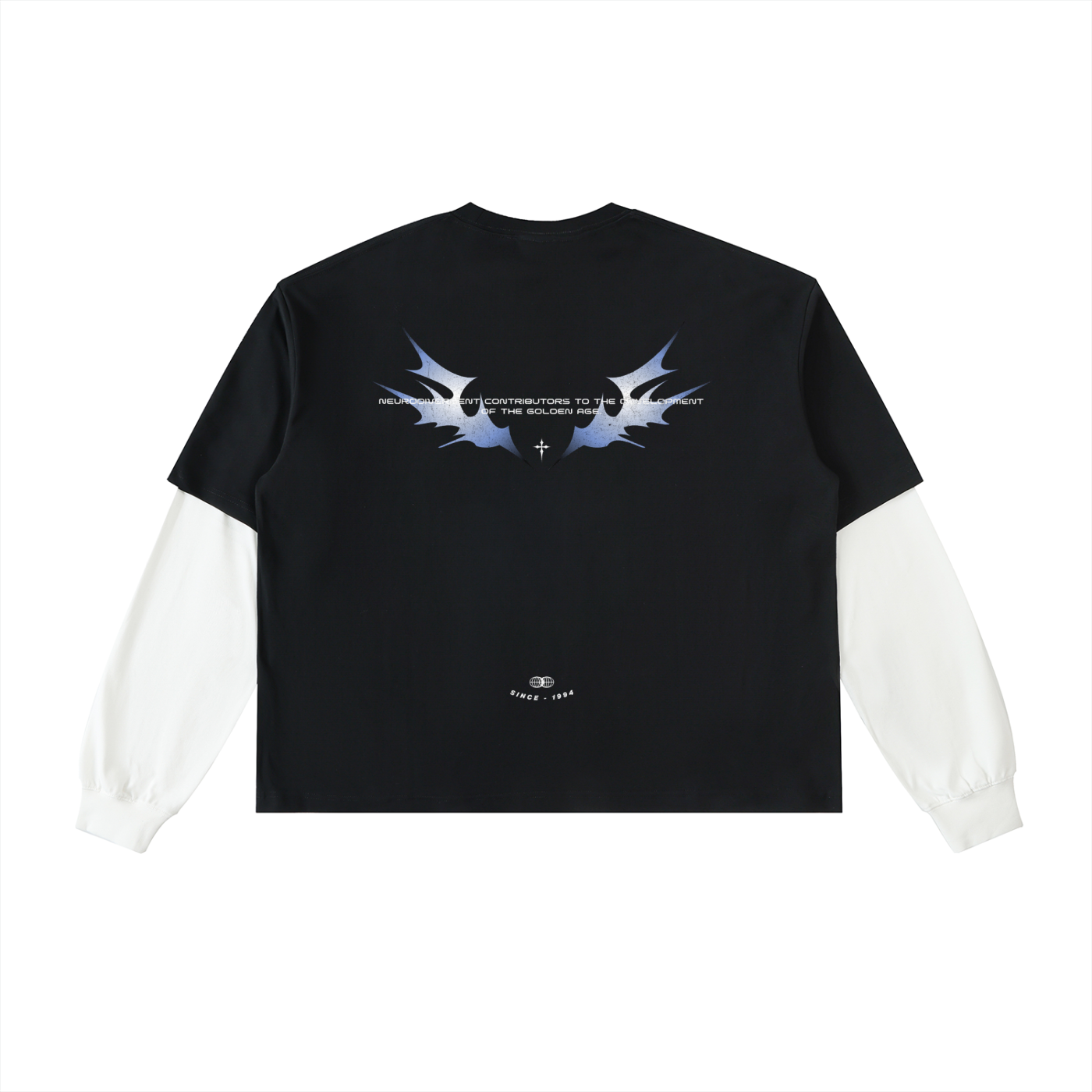 NEU Gwenneth Global Layered Contrast Sleeve Tee