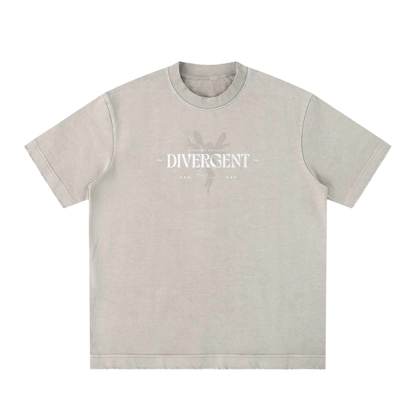 DIVERGENT Apricot Monochrome Heavyweight Tee