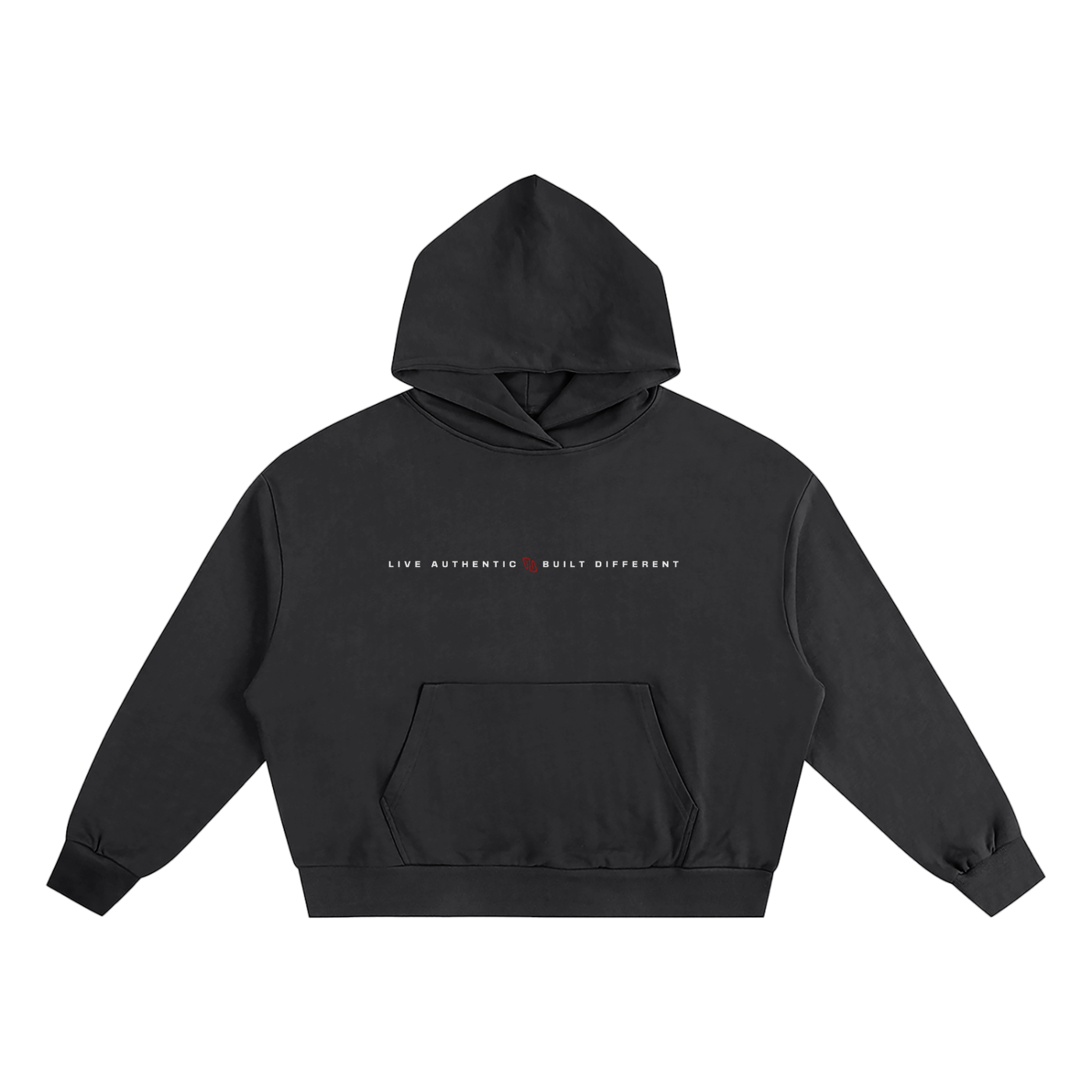 BUILT DIFFRNT - H002 BLK RED WHT