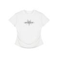 DIVERGENT VARSITY CLUB Vintage Washed Bodycon Cotton T-Shirt