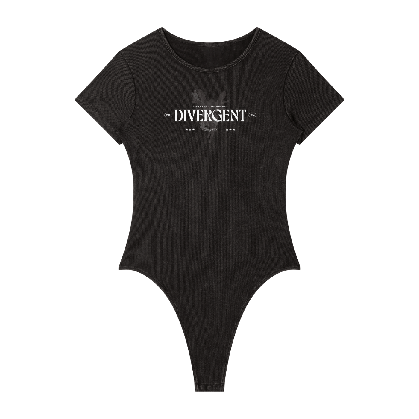 DIVERGENT Women's Mineral Wash Crewneck Bodysuit