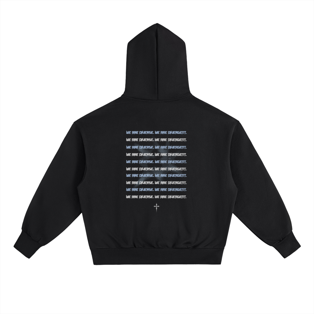 Grungy Neurodivergent Heavyweight Fleece Hoodie