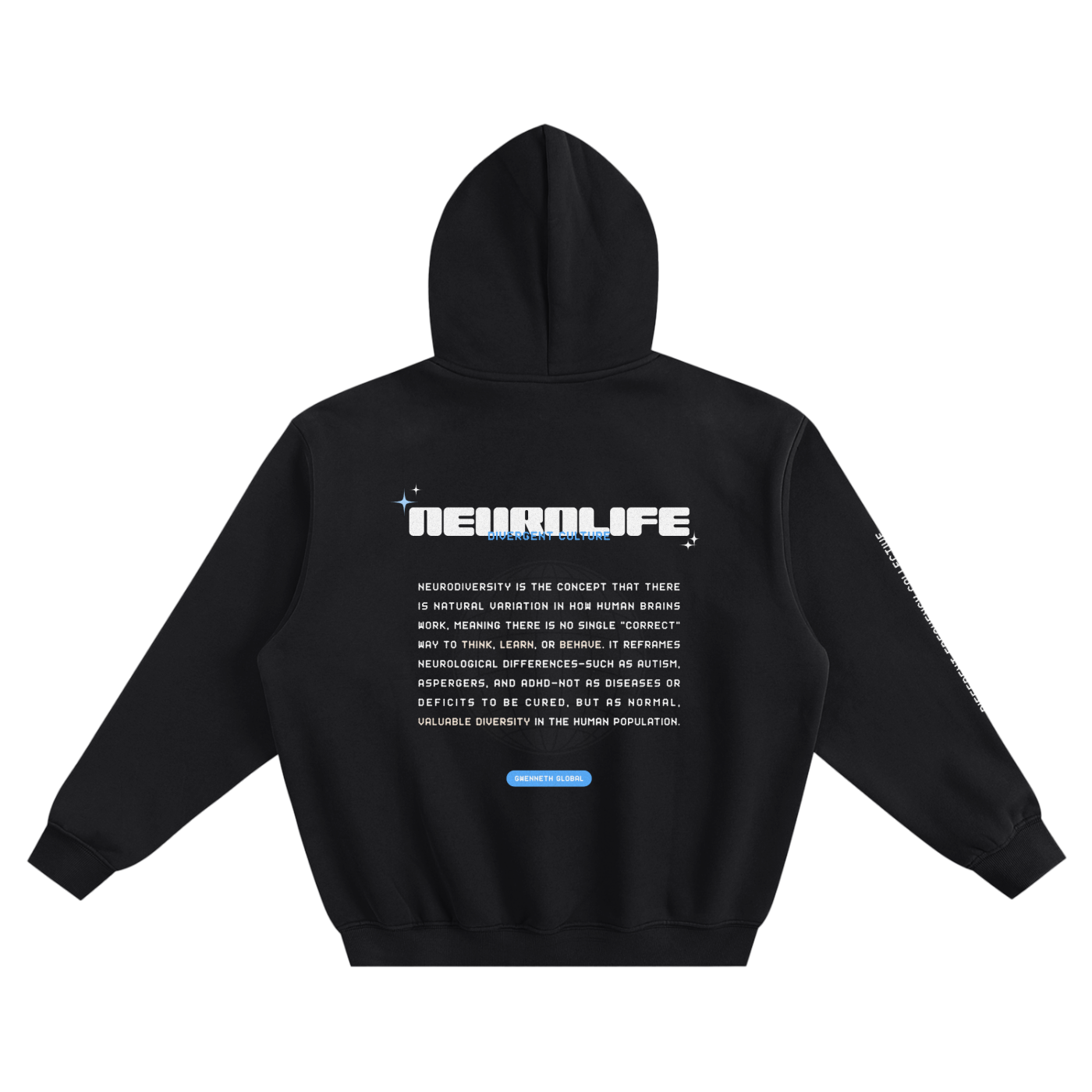 NEUROLIFE DIVERGENT CULTURE Boxy Hoodie