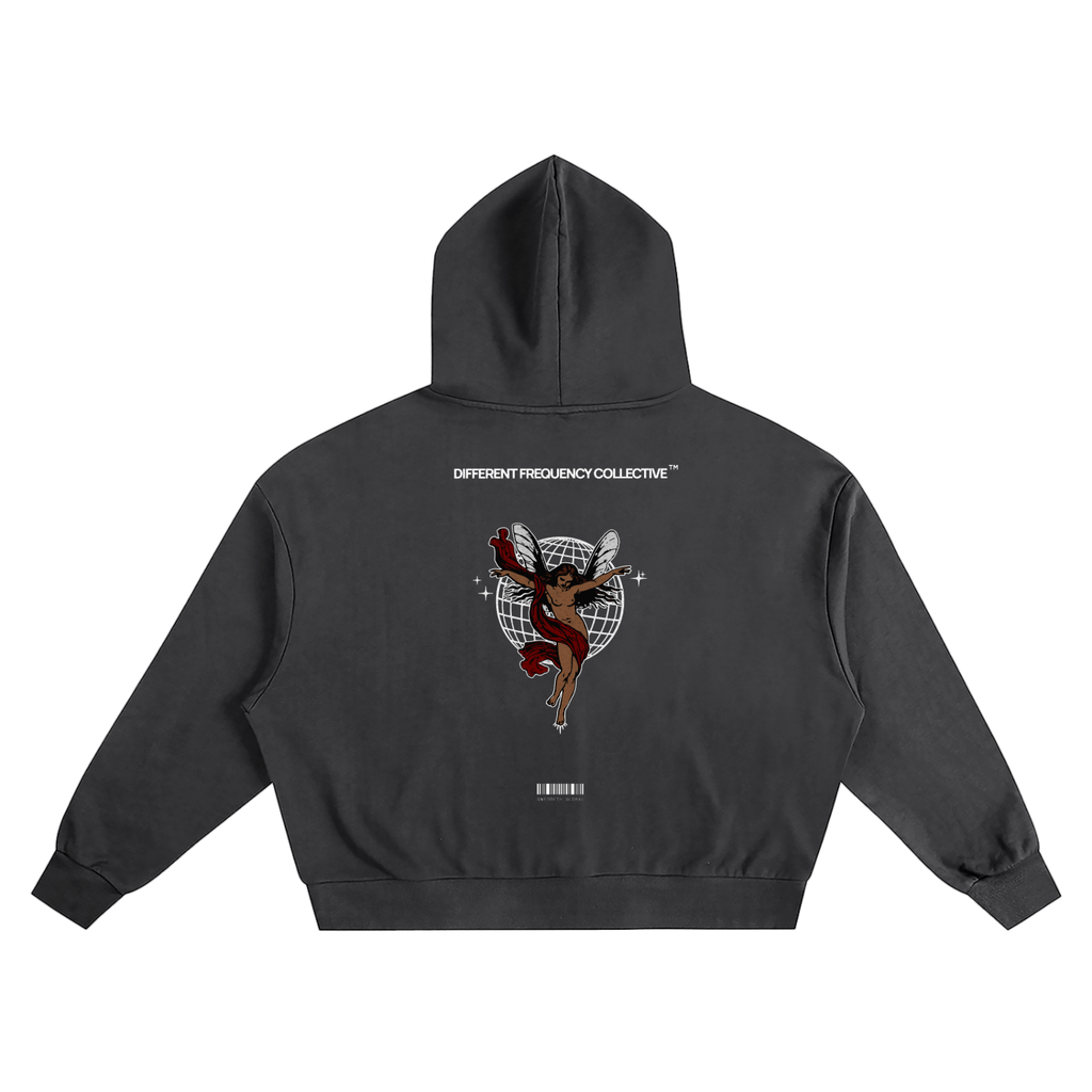 BUILT DIFFERENT Boxy Oversized Hoodie