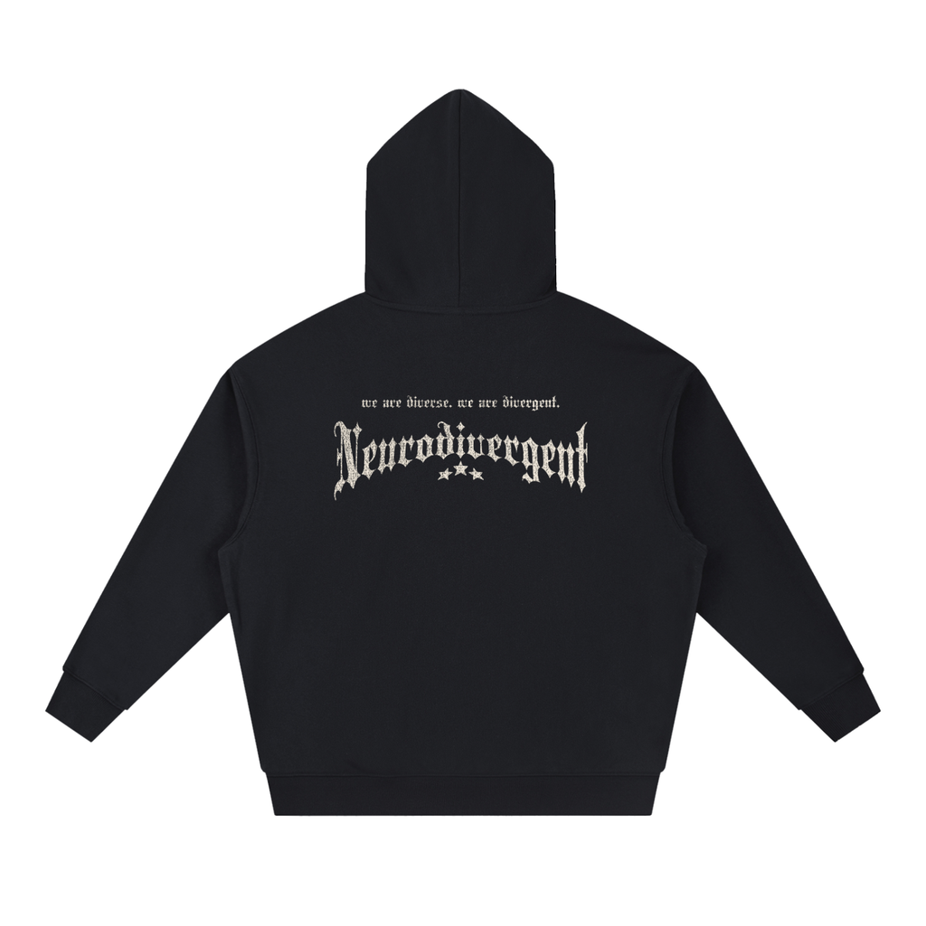 We Are Divergent Boxy Heavyweight Drop-Shoulder Hoodie