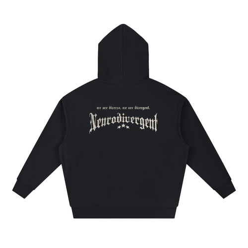 We Are Divergent Boxy Heavyweight Drop-Shoulder Hoodie