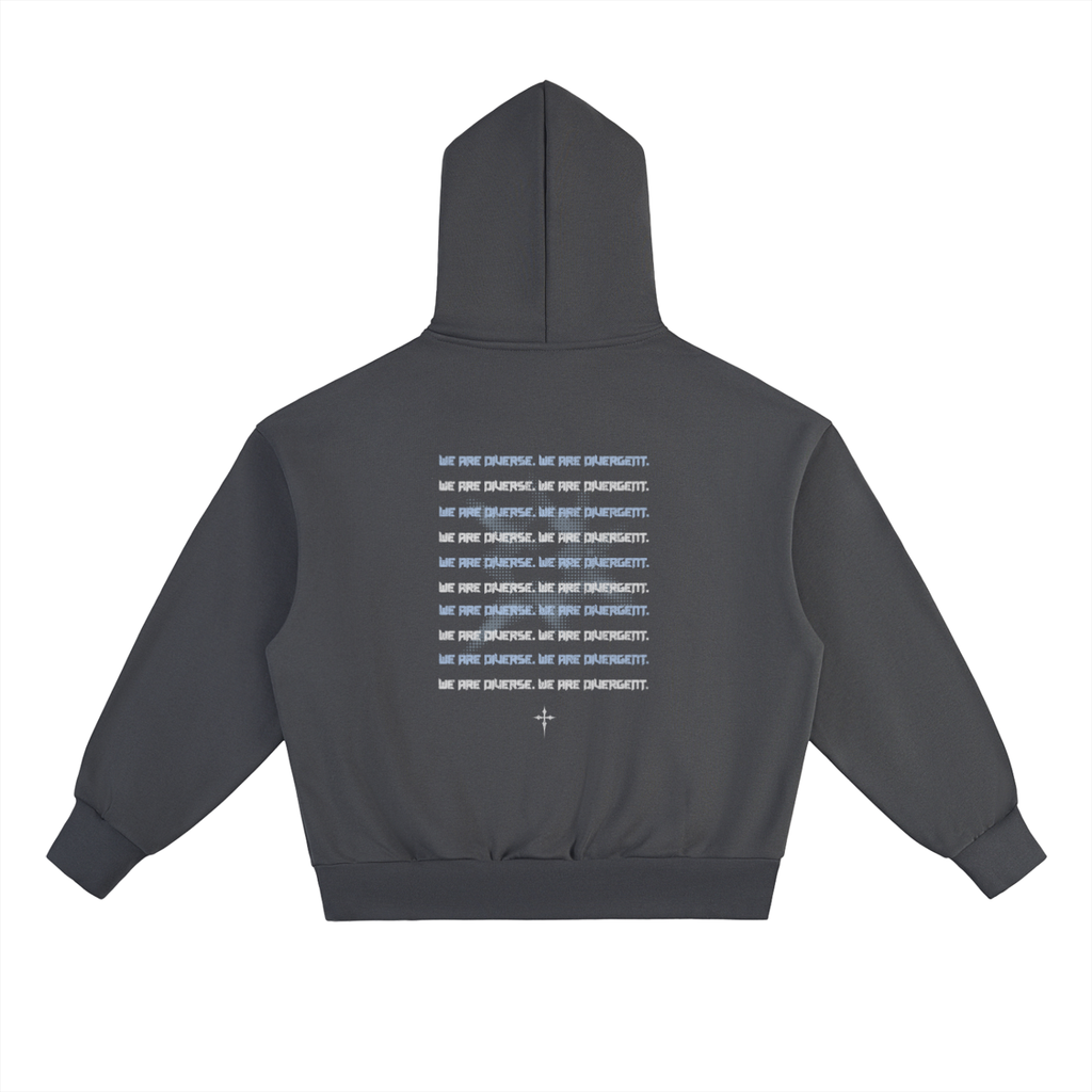 Grungy Neurodivergent Heavyweight Fleece Hoodie