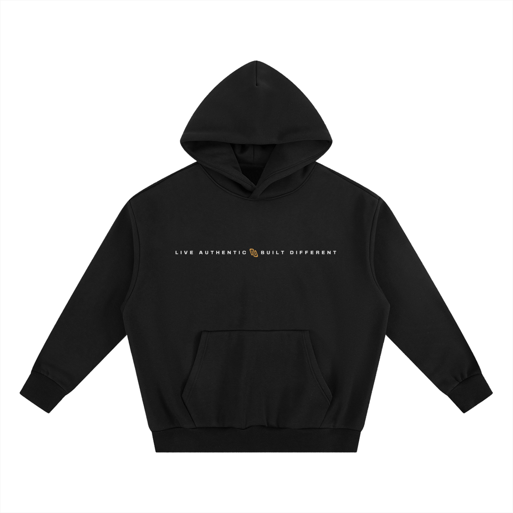 BUILT DIFFERENT Essential Heavyweight Boxy Fleece Hoodie