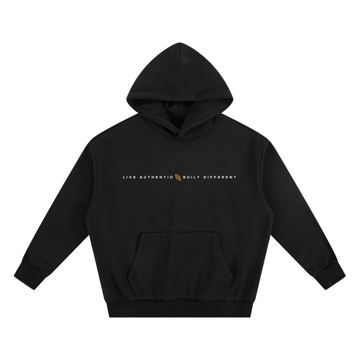 BUILT DIFFERENT Essential Heavyweight Boxy Fleece Hoodie