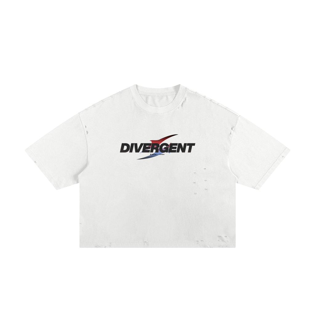 DIVERGENT Classic Frayed Boxy Tee