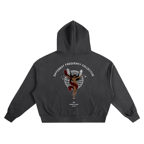BUILT DIFFERENT Boxy Oversized Hoodie