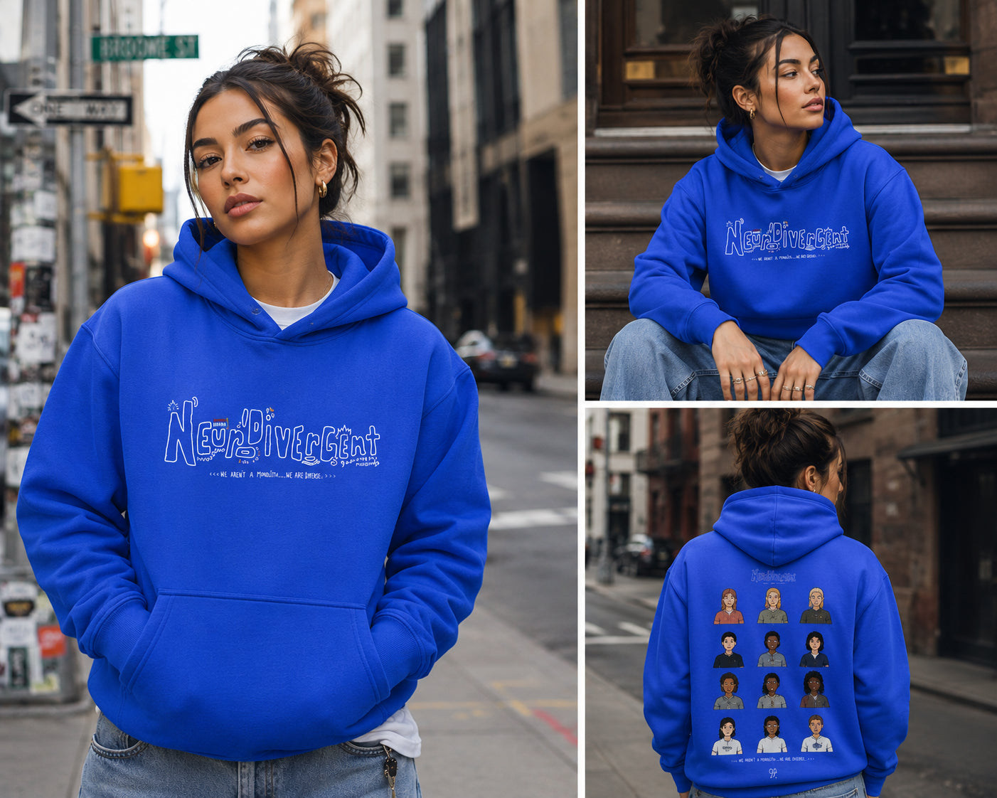 Neurodivergent Oversized Fleeced Unisex Hoodie